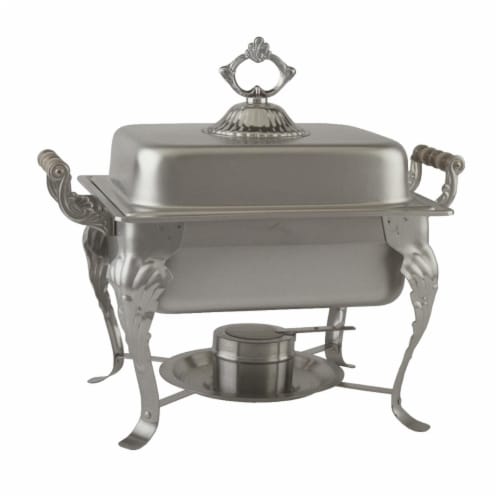 Half Size Stainless Steel Majestic Chafer Perspective: front