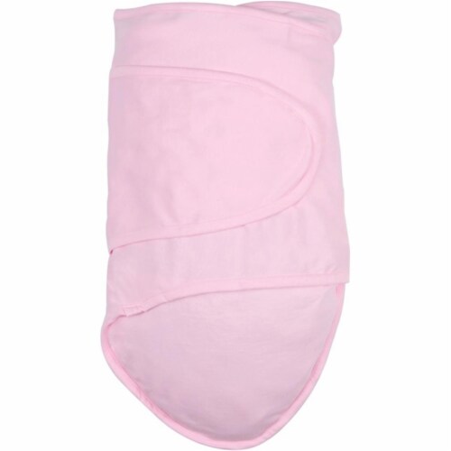 Garden Pink Baby Swaddle Blanket Perspective: front