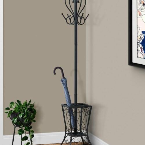 Black coat rack with umbrella stand outlet