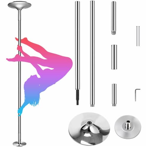 Spinning Static Stripper Pole Dancing Pole For Home Bedroom 46Mm Dance  Equipment, 1 - Baker's