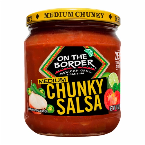 On The Border Mild Chunky Salsa Perspective: front