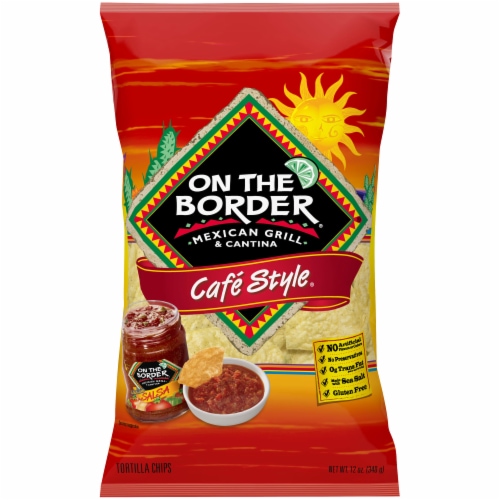 On the Border Café Style Tortilla Chips, 11 oz - Kroger