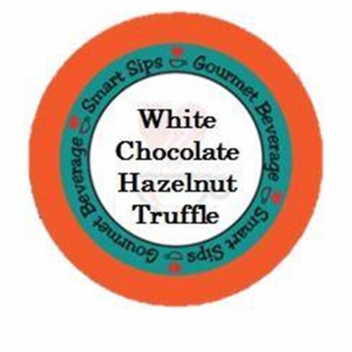 Smart Sips COFWHCHOHZ24 White Chocolate Hazelnut Truffle Coffee for All Keurig K-cup Brewers, Perspective: front