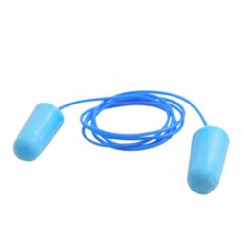 SAS Safety SA6101-B Ear Plugs Foam Corded - Box of 100 Perspective: front