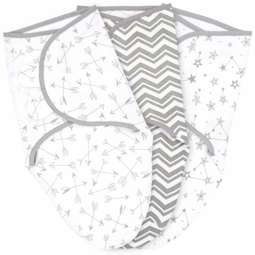 Bublo Baby Swaddle Blanket Boy Girl 3 Pack Small Size Newborn