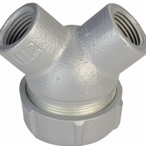 Appleton Electric Capped Elbow,Iron,Trade Size 3/4in ELBY-75 Perspective: front