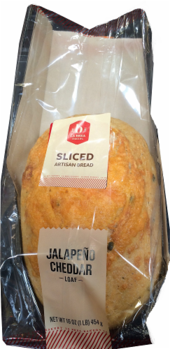 La Brea Sliced Jalapeno Cheddar Bread Perspective: front