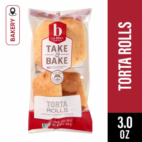 La Brea Bakery Take & Bake Torta Rolls Perspective: front