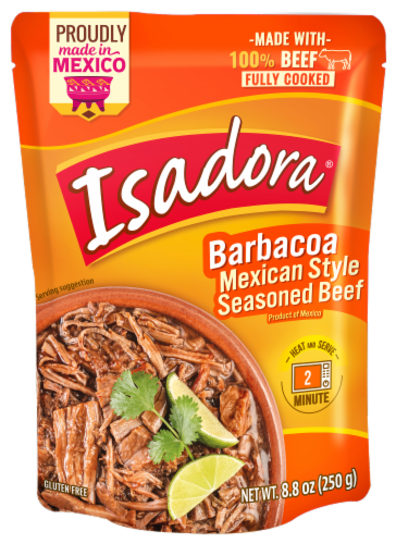 Isadora Barbacoa Mexican Style Seasoned Beef Perspective: front