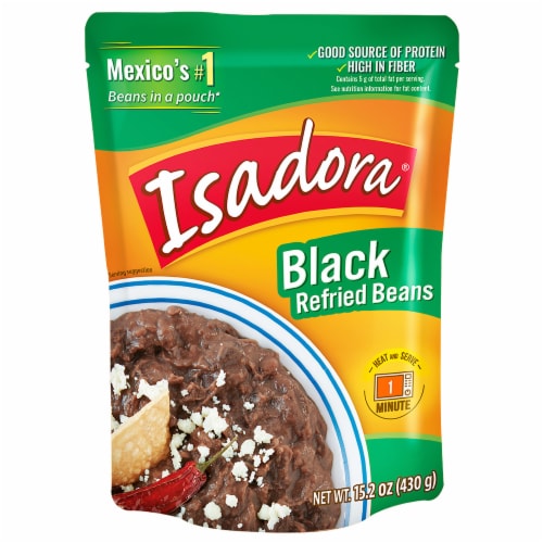 Isadora® Black Refried Beans Perspective: front