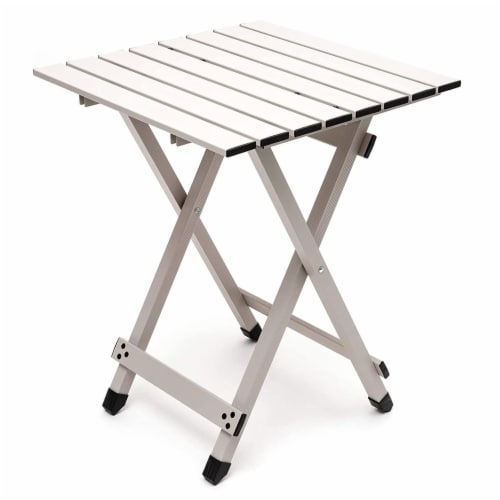 Slatted camping table best sale