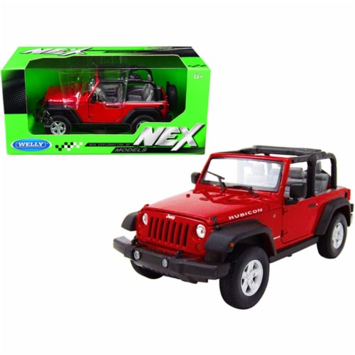 Jeep Wrangler Rubicon Red NEX Models 1/24 Diecast Model Car by Welly, 1 -  Kroger