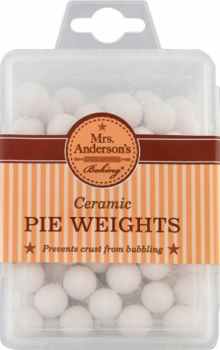 Mrs. Anderson's Ceramic Pie Weights Perspective: front