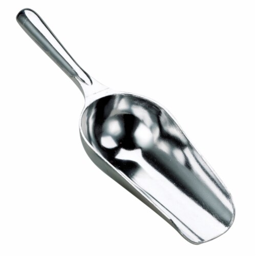 HIC Commercial Grade Aluminum 9 Inch Ice Scoop Perspective: front