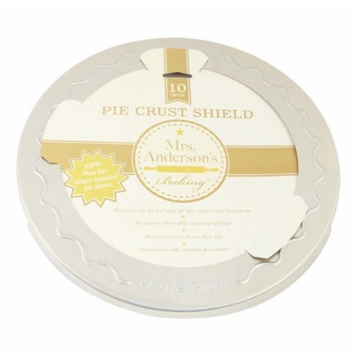 Mrs. Anderson's® Pie Crust Shield - Silver Perspective: front