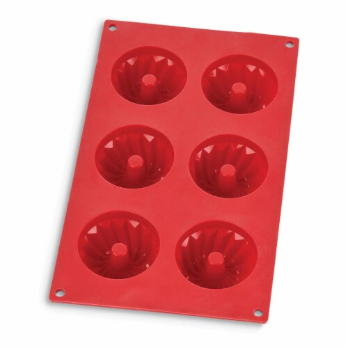 Mrs Anderson 237745 Silicone Mini Fluted Cake Pan, 1 - Foods Co.