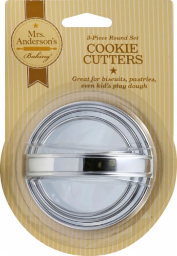 Mrs. Anderson's Round Set Cookie Cutters Perspective: front