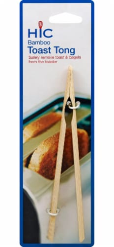 Harold Import Co. Toast Tong - Bamboo Perspective: front
