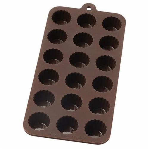 Harold Import Co. Silicone Cordial Chocolate Mold Perspective: front