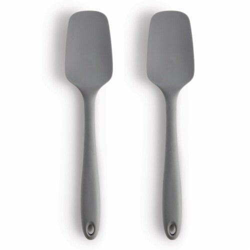 Mrs. Anderson's Baking Silicone Slim Spatula, Flexible and Non-Stick, Grey,  2 Pack Slim - QFC