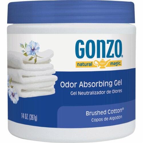 Odor Absorbing Gel, Brushed Cotton, 14 oz Jar Odor Absorbing Gel, Brushed Cotton, 14 oz Jar