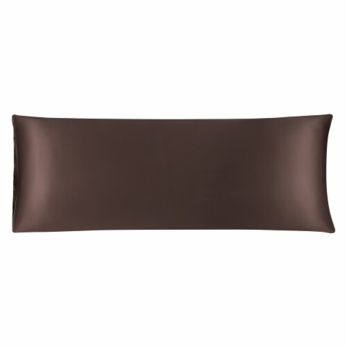 uxcell Smooth Satin Cooling Long Body Pillowcase Perspective: front
