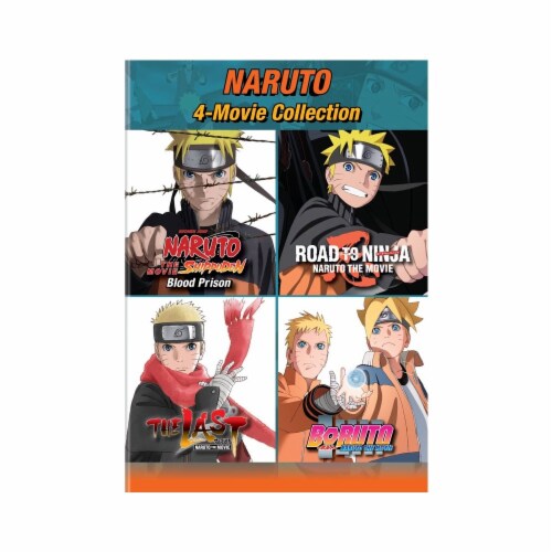 Naruto 4-Movie Collection (DVD) Perspective: front