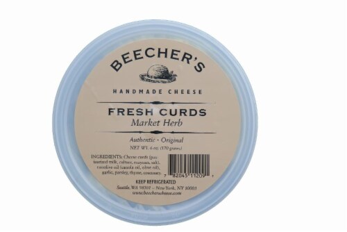 Beecher's Market Herb Fresh Handmade Cheese Curds Perspective: front