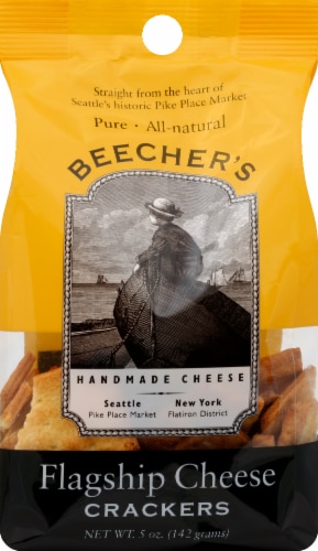 Beecher's Flagship Cheese Crackers Perspective: front