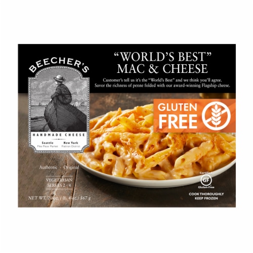 Beecher's Gluten Free Macaroni & Cheese Frozen Meal Perspective: front