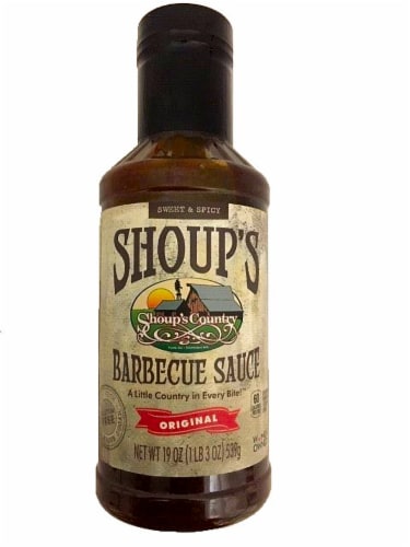 Shoup's Country Original Barbecue Sauce Perspective: front