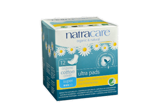 Natracare® Organic and Natural Ultra Winged Pads Perspective: front