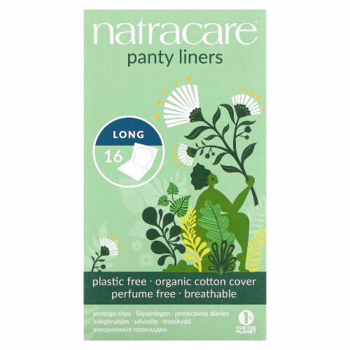 Natracare Panty Liners Long Wrap Perspective: front
