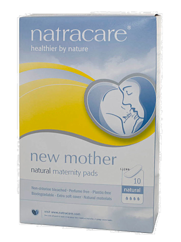 Natracare Maternity Pads Perspective: front