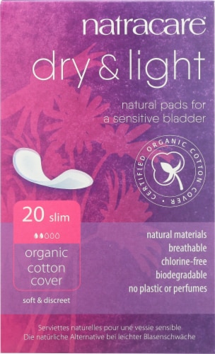 Natracare Dry & Light Incontinence Pads, 20 ct - Kroger