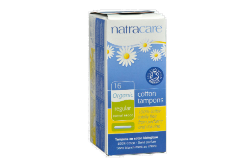 Natracare Organic Regular Tampons Perspective: front