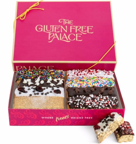 Gluten Free Biscotti Gift Basket - Stunning Holiday Cookies Gift Baskets - Holiday Assortment Perspective: front