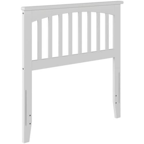 Mission style white headboard deals