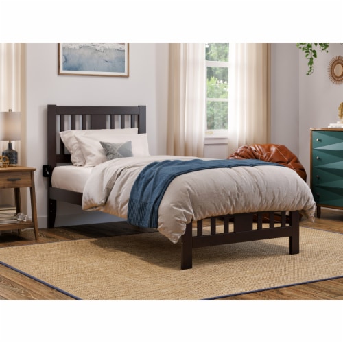 Twin extra long bed on sale frame with headboard