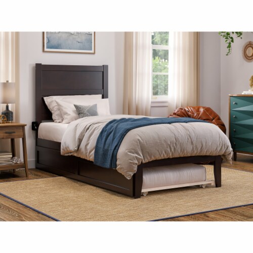 NoHo Twin Extra Long Bed with Twin Extra Long Trundle in Espresso 1 Kroger