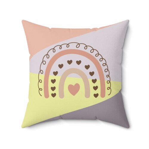 Rainbow pillow on sale cover