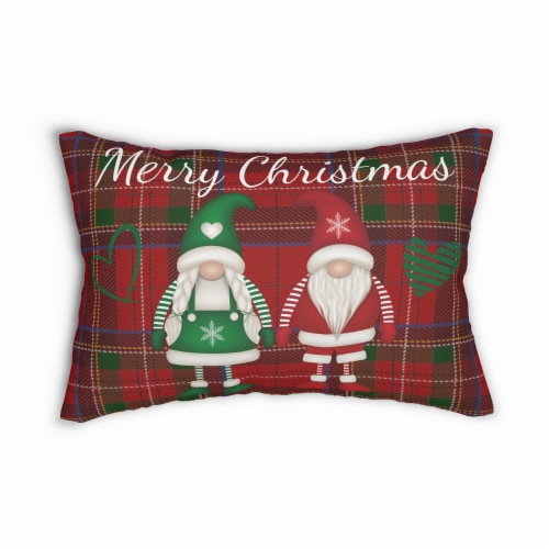 Christmas Gnomes Throw Pillows Couch Bed Sofa Lumbar Pillow Indoor Outdoor  20 x 14, 20 x 14 - Dillons Food Stores