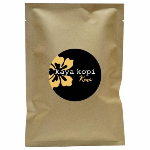 Premium Kaya Kopi Kona Mauna Loa Medium Roast Robusta Arabica Whole Coffee Beans 12oz Perspective: front