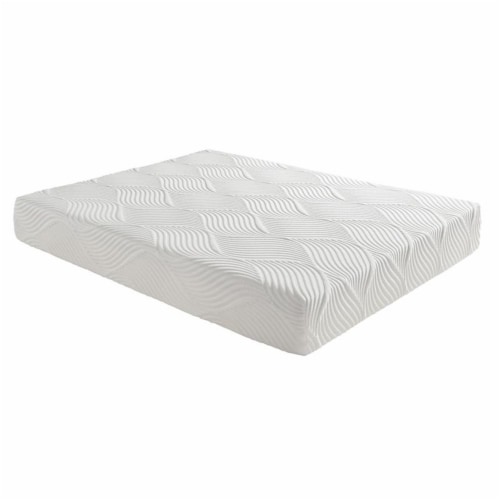 Lexicon Homelegance Bedding 10 Modern Fabric Queen Gel Memory Mattress in  White, 1 - Metro Market