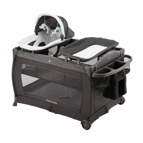 Pamo Babe Newborn Bassinet Nursery Play Yard Crib w Changing