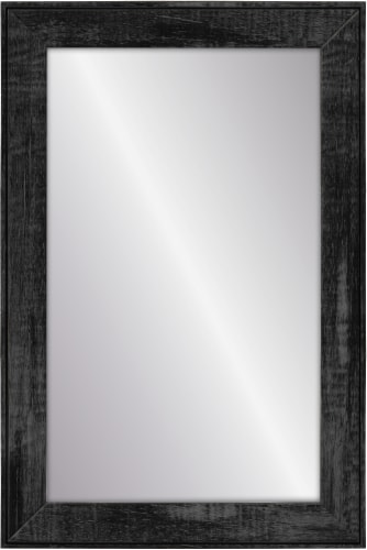 Elsa L Wall Mirror - Black Wash Perspective: front