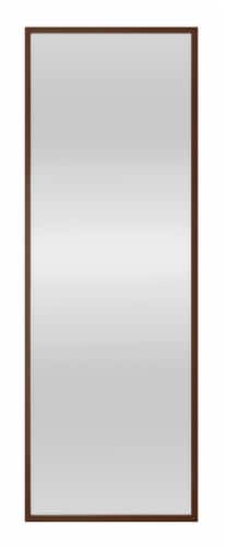 Elsa L Leaner Mirror - Walnut Perspective: front