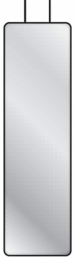 Elsa L Over the Door Mirror - Black Perspective: front