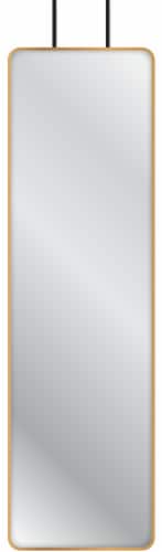 Elsa L Over the Door Mirror - Gold Perspective: front