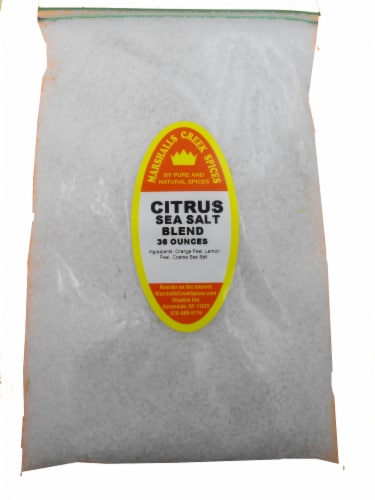 Marshalls Creek Spices XL Refill Citrus Sea Salt Blend Seasoning, 36 Ounce Perspective: front